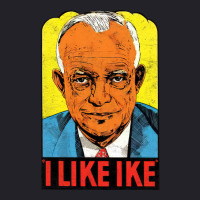 I Like Ike   Vintage Style Eisenhower Graphic Unisex Sherpa-lined Denim Jacket | Artistshot