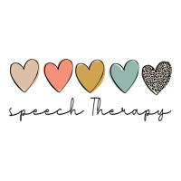 Speech Therapy Leopard Hearts Speech Language Pathology Slp Youth Tee | Artistshot