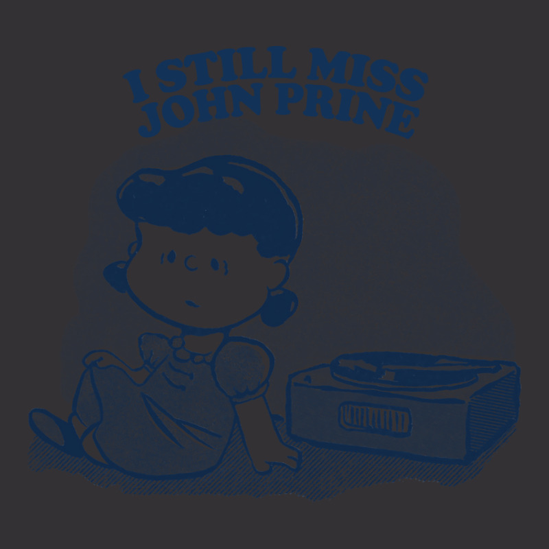 I Still Miss John Prine  ••••• Vinyl Collector Fan Design Vintage Hoodie And Short Set | Artistshot