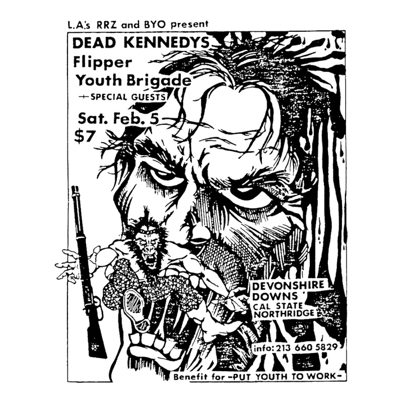 Dead Kennedys Vintage Gig Poster Crop Top by tiikakefn | Artistshot