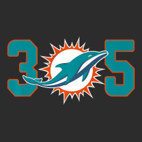 305 Modern Miami Football, Cool Dolphin, Tailgate Party Fan Premium Exclusive T-shirt | Artistshot