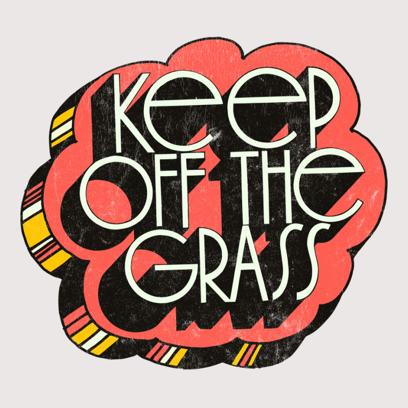 Keep Off The Grass   70s Stoner Design Pocket T-shirt | Artistshot