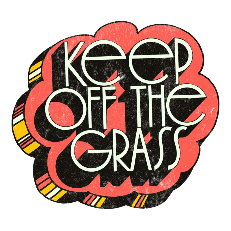 Keep Off The Grass   70s Stoner Design V-neck Tee | Artistshot