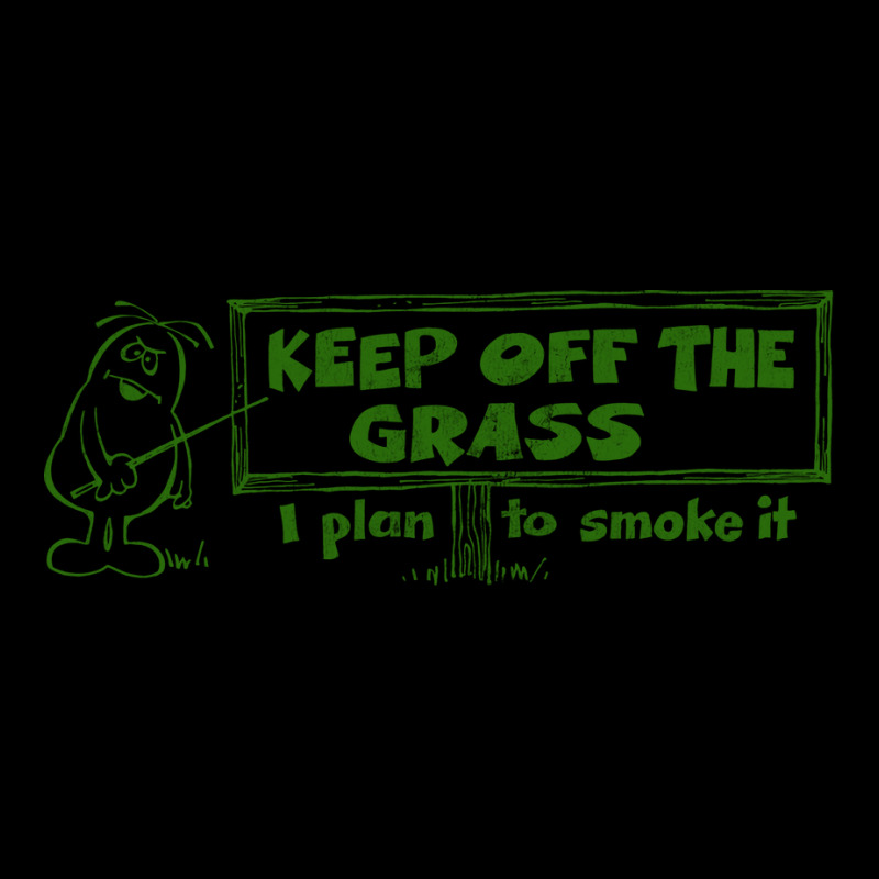 Keep Off The Grass   I Plan To Smoke It Men's Long Sleeve Pajama Set | Artistshot