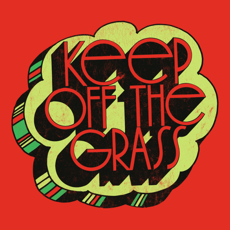 Keep Off The Grass 70s Retro Design Graphic T-shirt | Artistshot