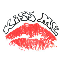 Kiss Me     Vintage 80s Aesthetic (1) V-neck Tee | Artistshot