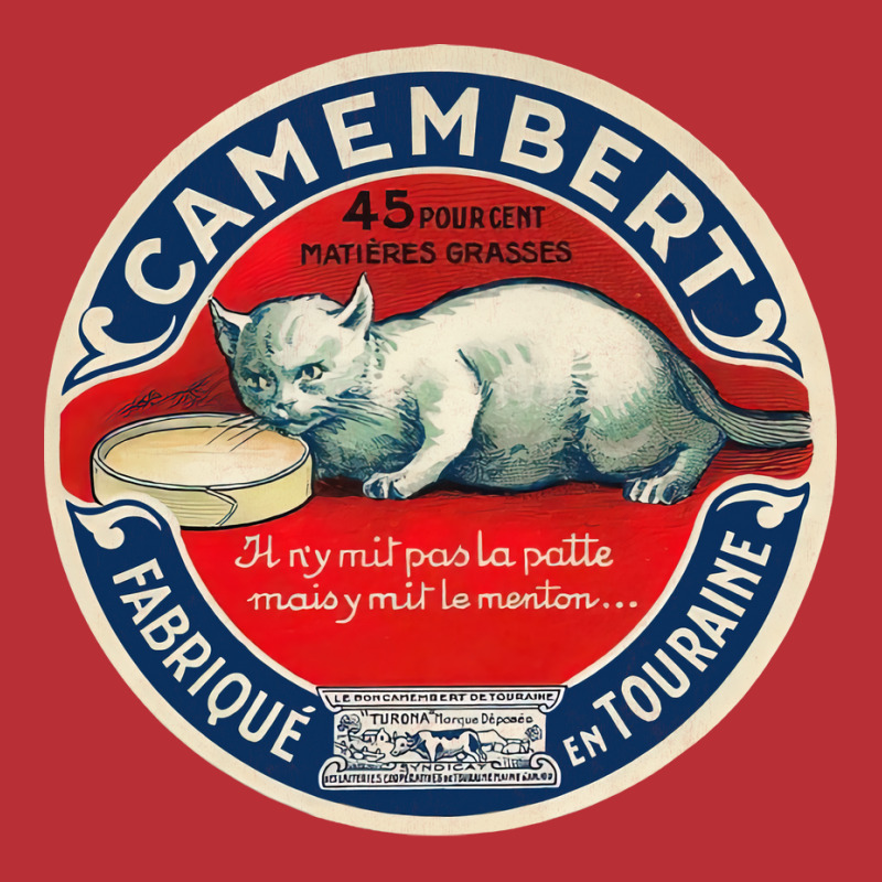 Camembert Touraine     Vintage Francophile Cheese Label T-shirt | Artistshot