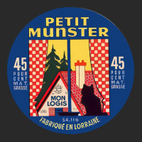 Petit Munster    Vintage Francophile Cheese Label Printed Hat | Artistshot