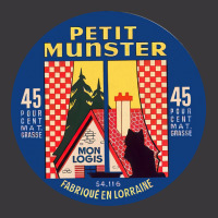 Petit Munster    Vintage Francophile Cheese Label Ladies Curvy T-shirt | Artistshot