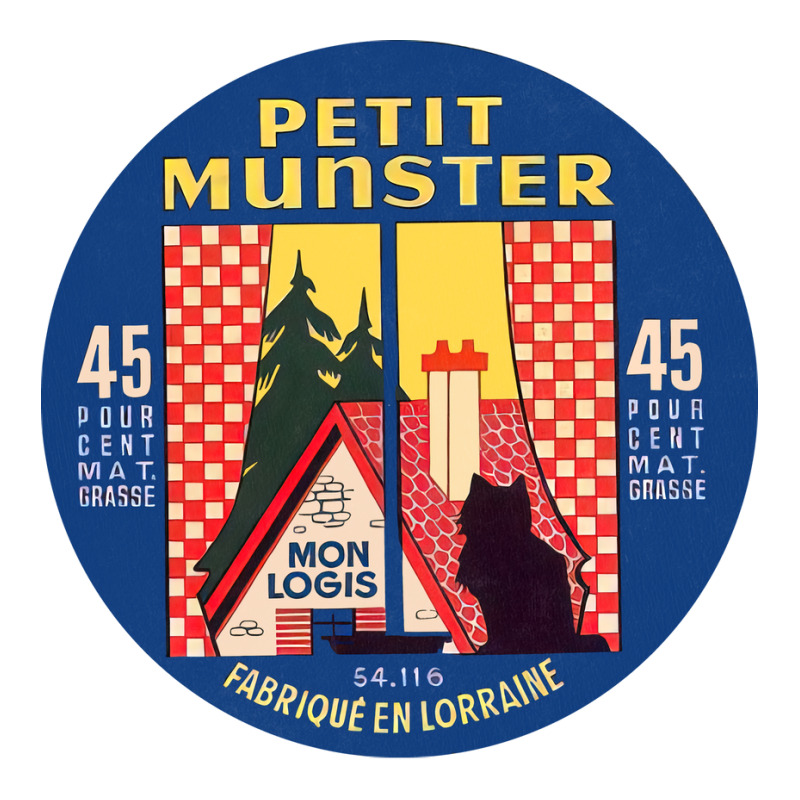 Petit Munster    Vintage Francophile Cheese Label Crop Top by bozebsimanoh | Artistshot