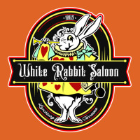 White Rabbit Saloon, Weathered Board Distressed Unisex Hoodie | Artistshot