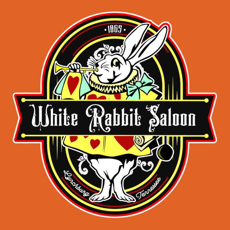 White Rabbit Saloon, Weathered Board Distressed Unisex Hoodie | Artistshot