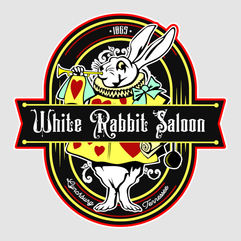 White Rabbit Saloon, Weathered Board Distressed Exclusive T-shirt | Artistshot