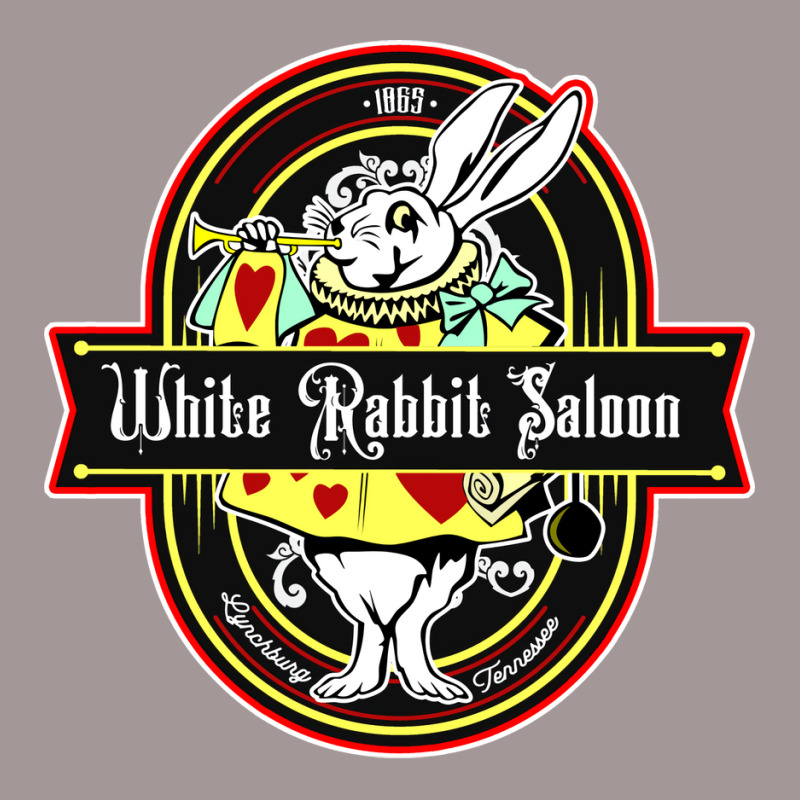 White Rabbit Saloon, Weathered Board Distressed Vintage Hoodie | Artistshot