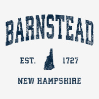 Barnstead New Hampshire Nh Vintage Athletic Navy Sports Desi Adjustable Cap | Artistshot