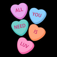 All You Need Is Luv Hearts Candy Love Valentine S Youth Jogger | Artistshot