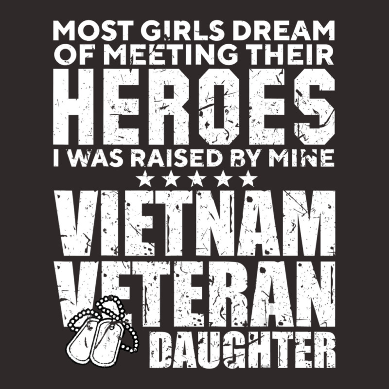 Limited Edition Vietnam Veteran Daughter Raised By Mine Cool Racerback Tank by fenderbendable | Artistshot