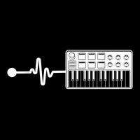 Modular Synthesizer Techno Keyboard Heartbeat T Shirt License Plate | Artistshot