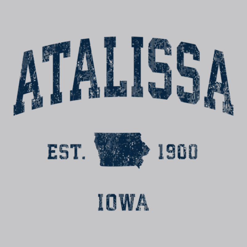 Atalissa Iowa Ia Vintage Athletic Navy Sports Design Baby Bodysuit by nyiokamonodw | Artistshot