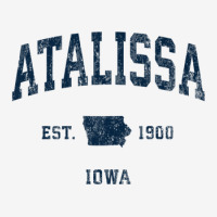 Atalissa Iowa Ia Vintage Athletic Navy Sports Design Youth 3/4 Sleeve | Artistshot