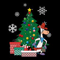 Quick Draw Mcgraw Around The Christmas Tree 1 Cropped Hoodie | Artistshot