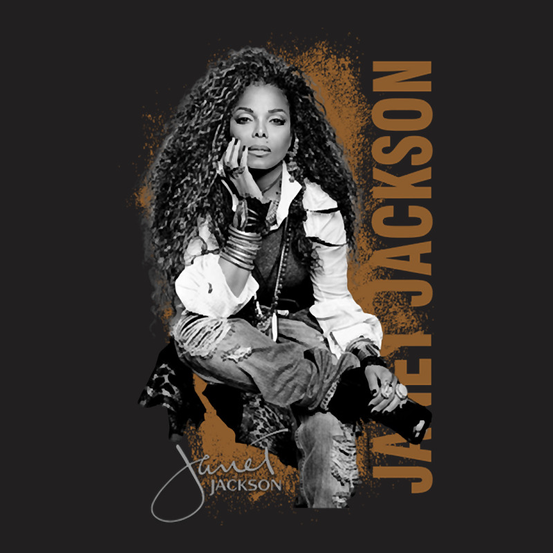 Limited Edition Janet Jackson Brown T-shirt | Artistshot