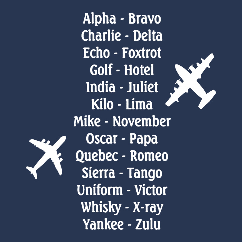 Pilot Phonetic Alphabet Merch Men Denim Jacket | Artistshot