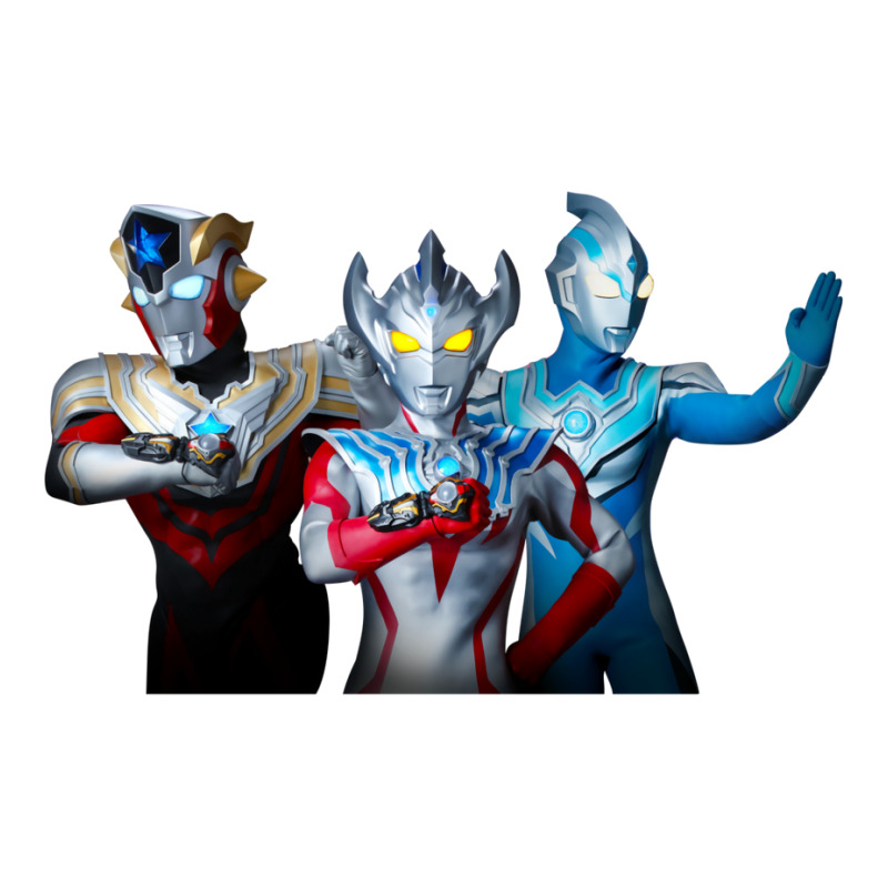 Ultraman Taiga Tri Squad Men's 3/4 Sleeve Pajama Set | Artistshot