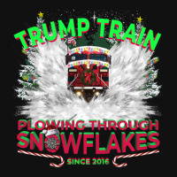 Trending Plow Snowflakes This Christmas & Don A Maga Trump Train 2024 Graphic T-shirt | Artistshot