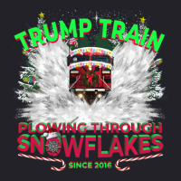 Trending Plow Snowflakes This Christmas & Don A Maga Trump Train 2024 Unisex Sherpa-lined Denim Jacket | Artistshot