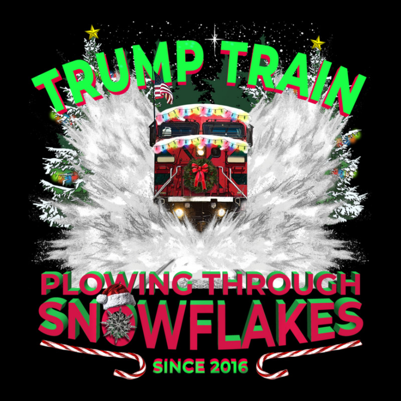 Trending Plow Snowflakes This Christmas & Don A Maga Trump Train 2024 Men's Long Sleeve Pajama Set by yumgaugeteuda | Artistshot