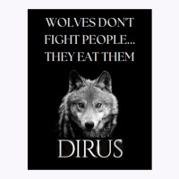 Dirus   Wolves Don't Fight People... They Eat Them Tank Top | Artistshot