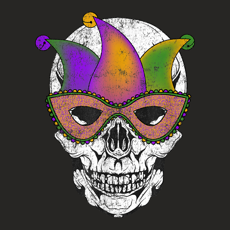 Mardi Gras Skull Shirt Party Mask Parade Costume T Shirt Ladies Fitted T-Shirt by adam.troare | Artistshot