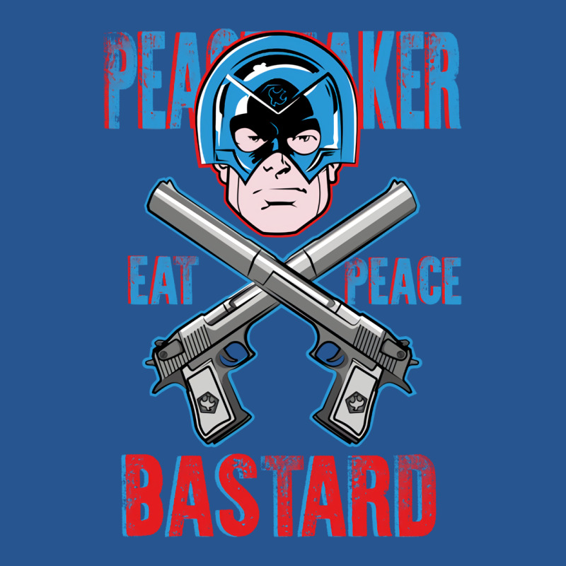 Superhero Peacemaker Eat Peace Bastardperfect Design For Men & Women Ladies Fitted T-shirt | Artistshot