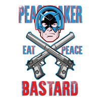 Superhero Peacemaker Eat Peace Bastardperfect Design For Men & Women Crop Top | Artistshot