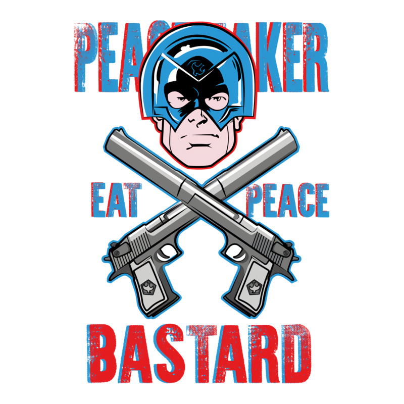 Superhero Peacemaker Eat Peace Bastardperfect Design For Men & Women Crop Top | Artistshot