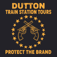 Dutton Train Station Tours 2 Unisex Sherpa-lined Denim Jacket | Artistshot