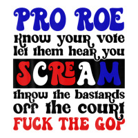 Pro Roe Know Your Vote Let Them Hear You Scream V-neck Tee | Artistshot