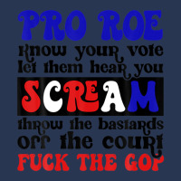 Pro Roe Know Your Vote Let Them Hear You Scream Men Denim Jacket | Artistshot