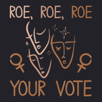 Roe Roe Roe Your Vote Pro Choice Women's Rights Feminist Unisex Sherpa-lined Denim Jacket | Artistshot