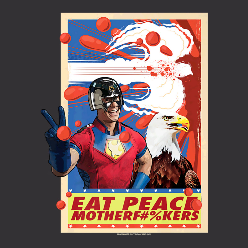 Peacemaker Eat Peace With Eagle Vintage Hoodie | Artistshot