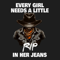 Every Girl Needs A Little Rip In Their Jeans Classic T-shirt | Artistshot