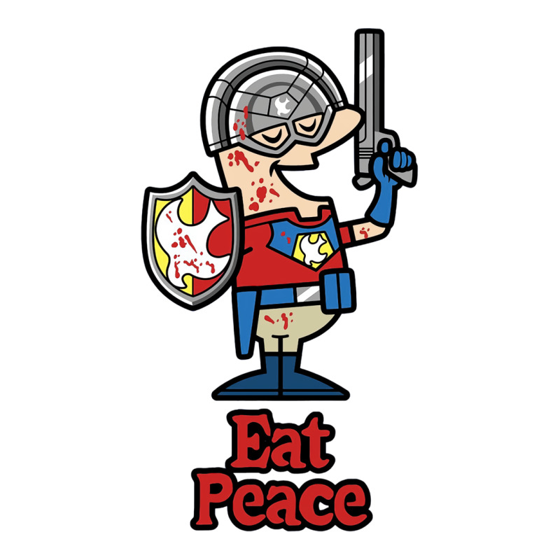 Eat Peace   Funny Peacemaker Zipper Hoodie | Artistshot