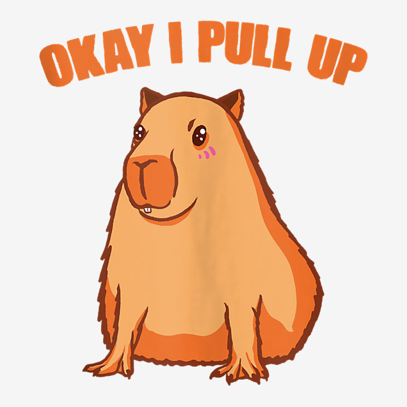 Okay I Pull Up Capibara Wildlife Animal Funny Capybara Tank Top Motorcycle License Plate | Artistshot