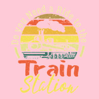 Funny Retro Vintage Style Do You Need A Ride To The Train Graphic T-shirt | Artistshot