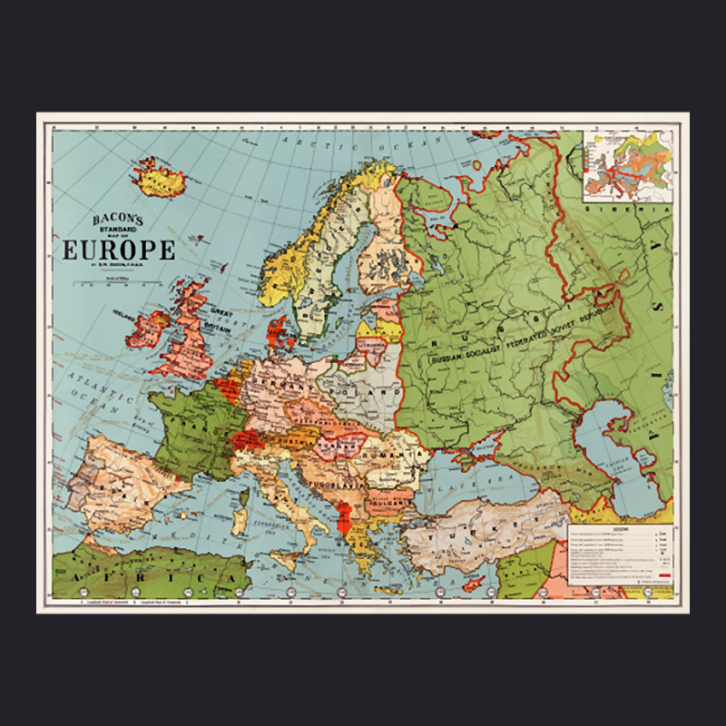 Trending Map Of Europe Unisex Sherpa-lined Denim Jacket | Artistshot