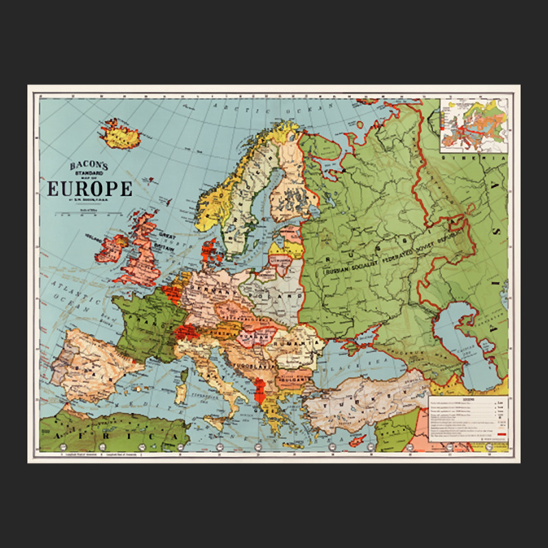 Trending Map Of Europe Men's T-shirt Pajama Set | Artistshot