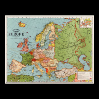 Trending Map Of Europe Fleece Short | Artistshot