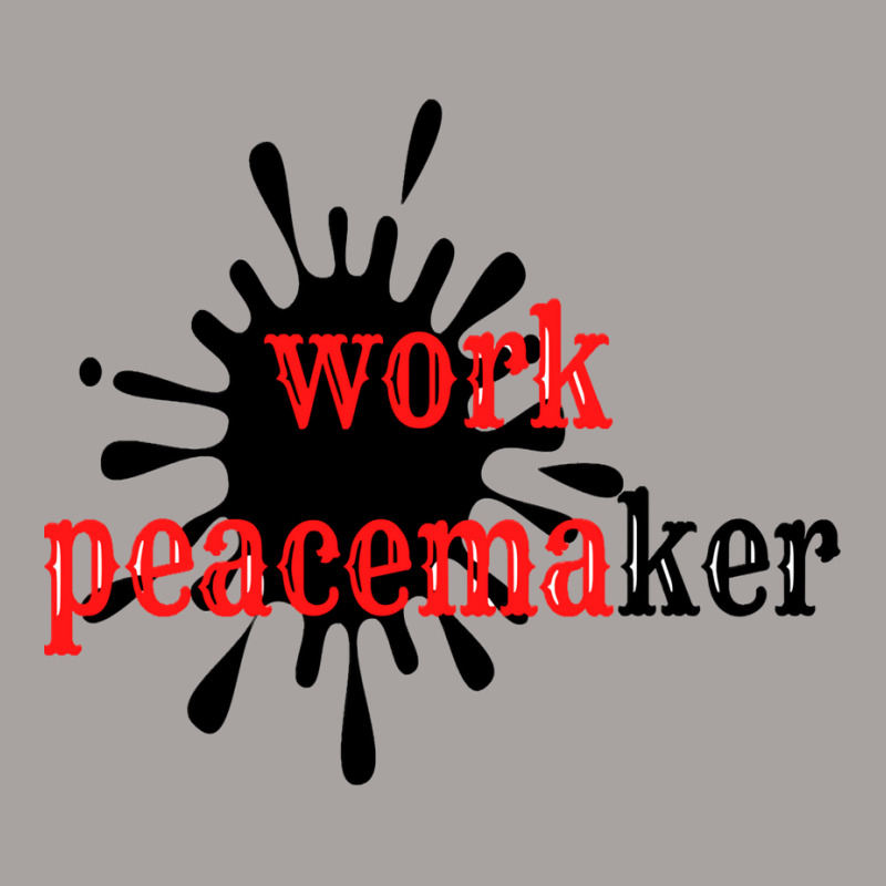 Vintage Work Peacemaker Funny Men Racerback Tank | Artistshot