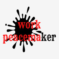 Vintage Work Peacemaker Funny Men Scorecard Crop Tee | Artistshot